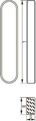 Transparent Gauge Glass Used in Industry Pipe